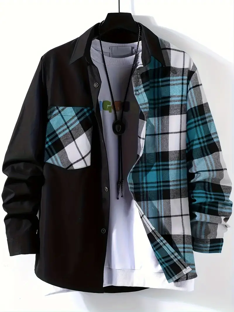 Konrad® | Checked Button-Down Shirt For Men - Image 3