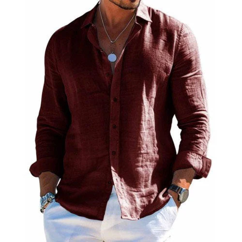 Kristofer® | Elegant Shirt In Cotton And Linen - Image 11