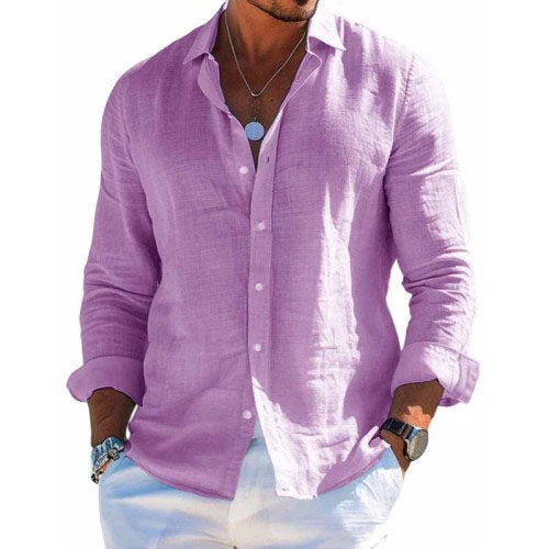 Kristofer® | Elegant Shirt In Cotton And Linen - Image 7