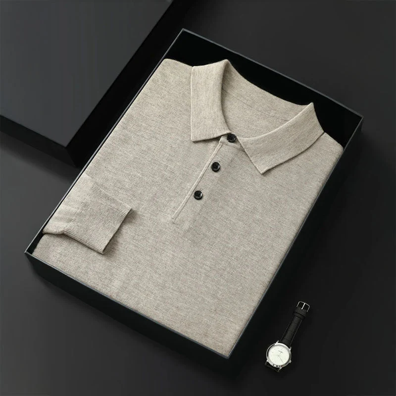 Kristoff® | Polo Shirt In 100% Merino Wool - Image 6