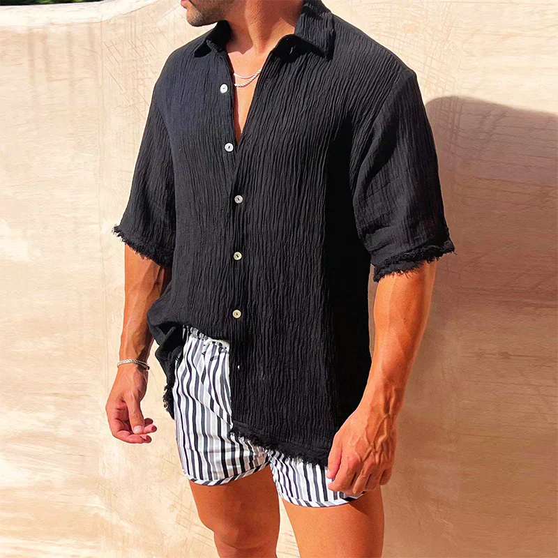 Lambert® | Stylish Ripped Shirt For Men - Image 2