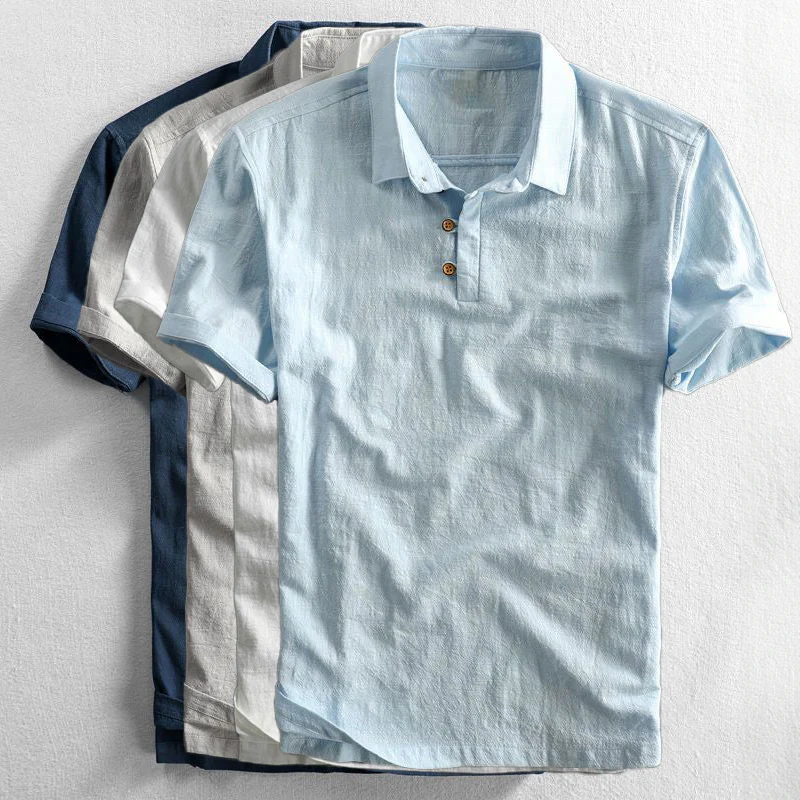 Lamberto® | Linen polo - Image 6