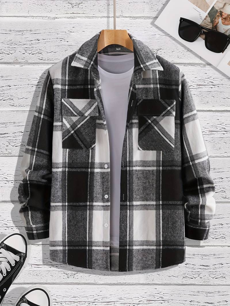 Lane® | Chic Checked Shirt For Men - Image 8