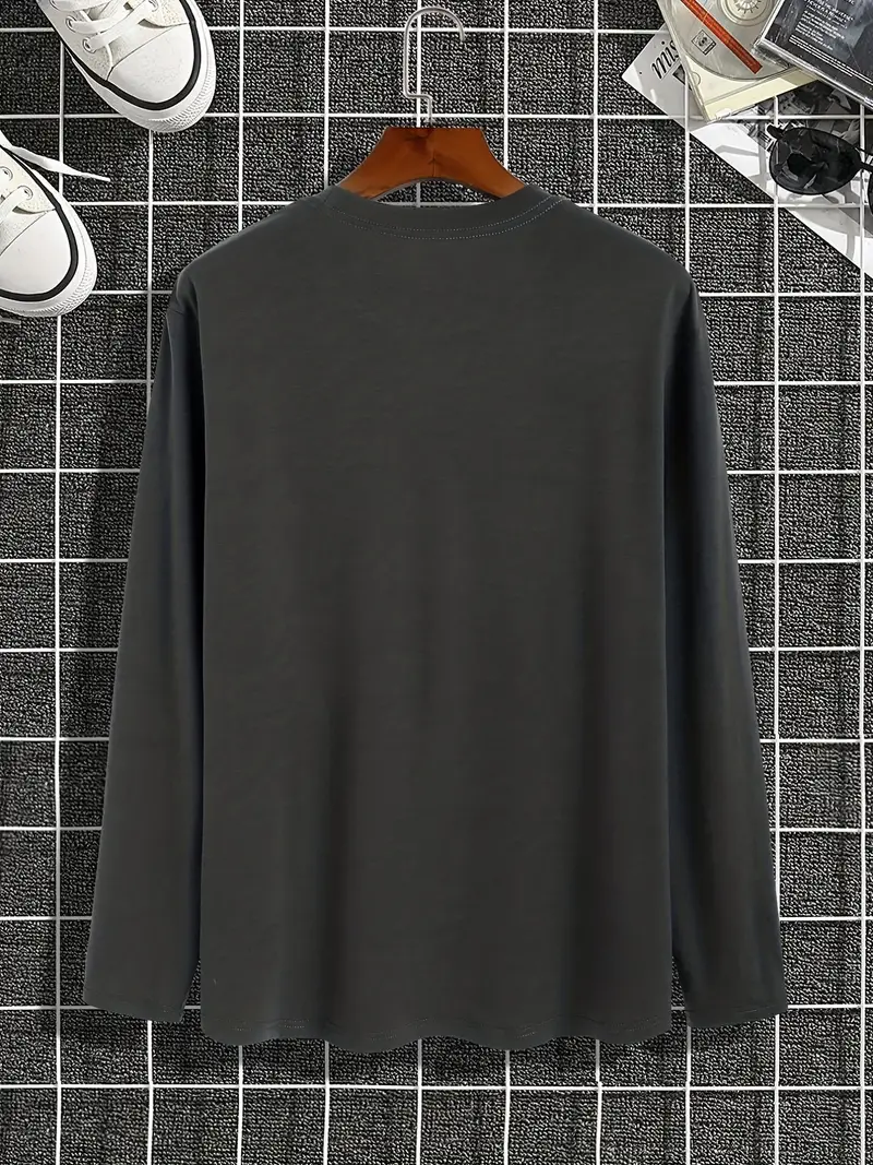 Laquan® | Simple T-Shirt With Dog Print For Men