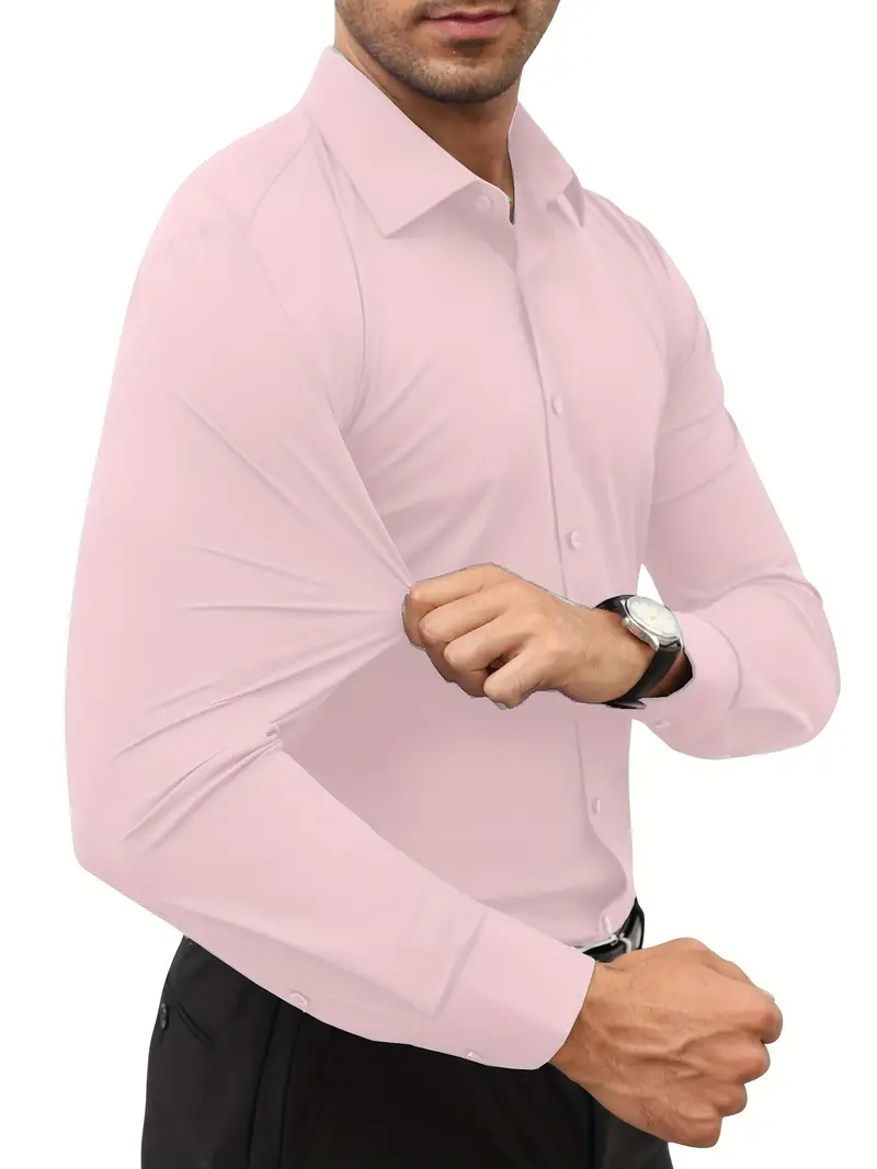 Lark® | Long-Sleeved Shirt With Button Placket For Men - Image 2