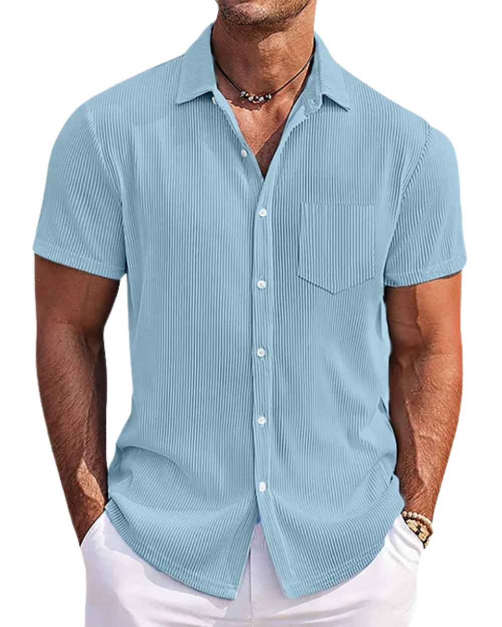 Lars® | Elegant Striped Shirt For Summer