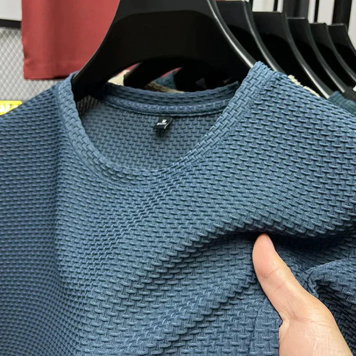 Laurence® | Short-Sleeved T-Shirt Made Of Ice Silk Mesh - Image 5