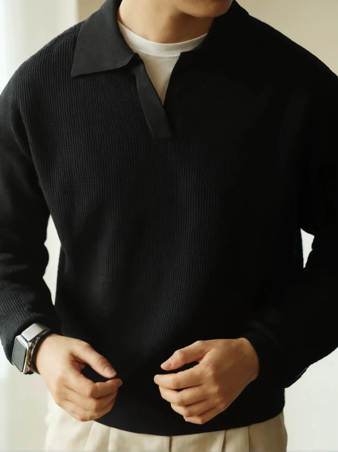 Lázaro® | Casual Knit Polo - Image 11