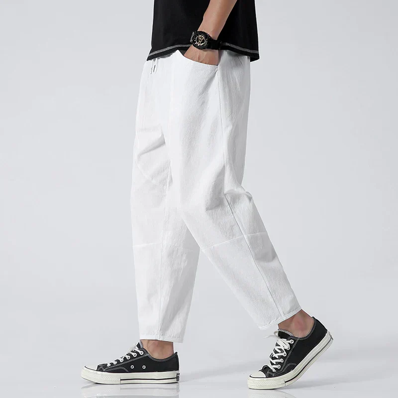Lee® | Cropped Linen Pants - Image 3