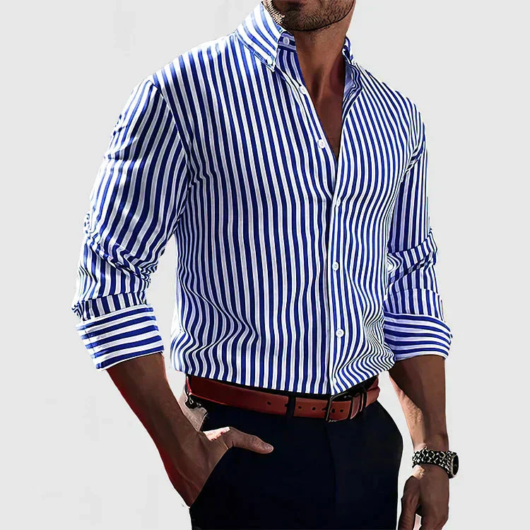 Lenoir™ - Confidence Striped Shirt - Image 2