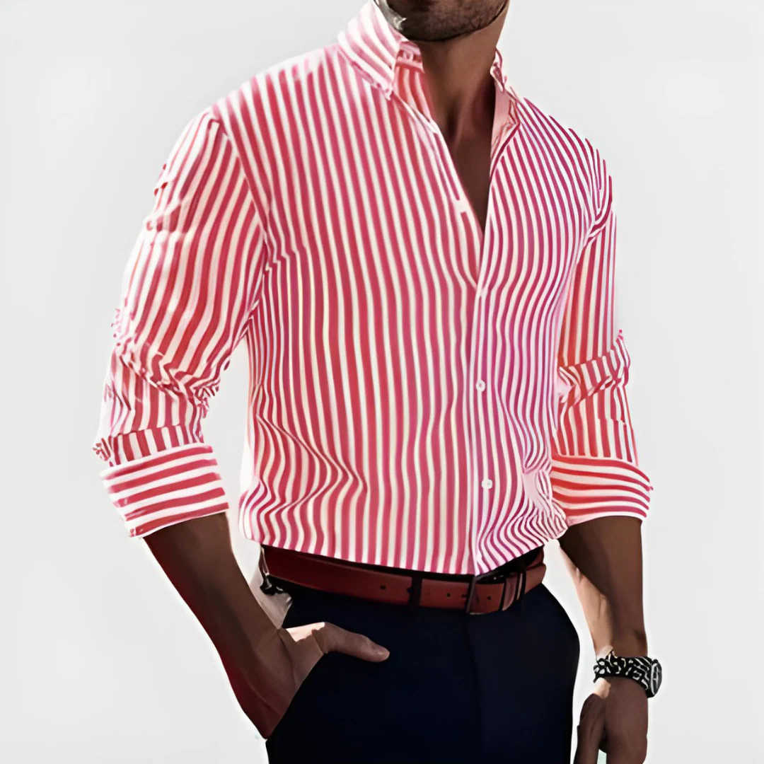 Lenoir™ - Confidence Striped Shirt - Image 4