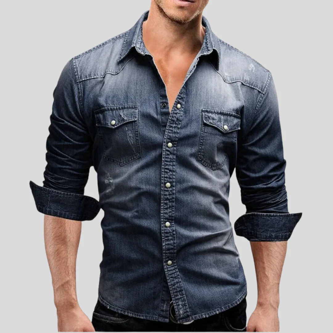 Lenoir™ - Modern Denim Shirt - Image 3