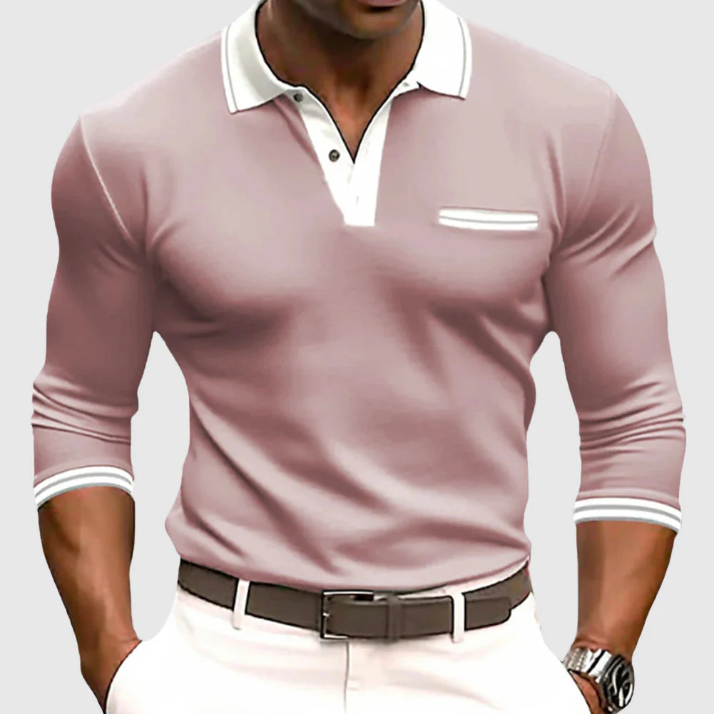 Lenoir™ - Shirt with elegant contrast details - Image 3