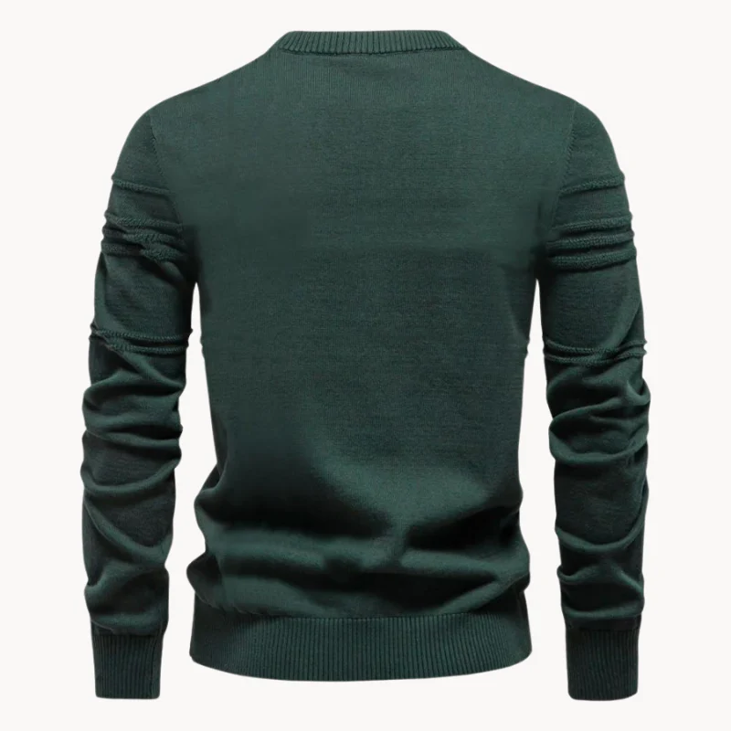 Leo® | Men'S Sweater With Checked Design - Image 9