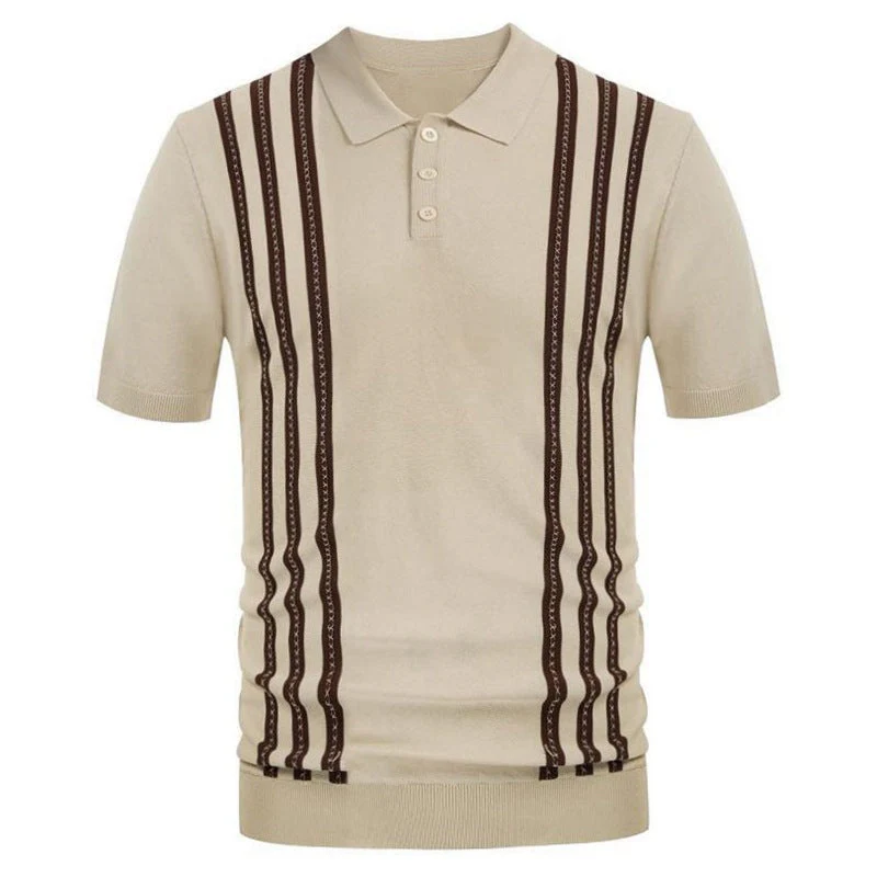 Leo® | Striped Casual Polo - Image 3