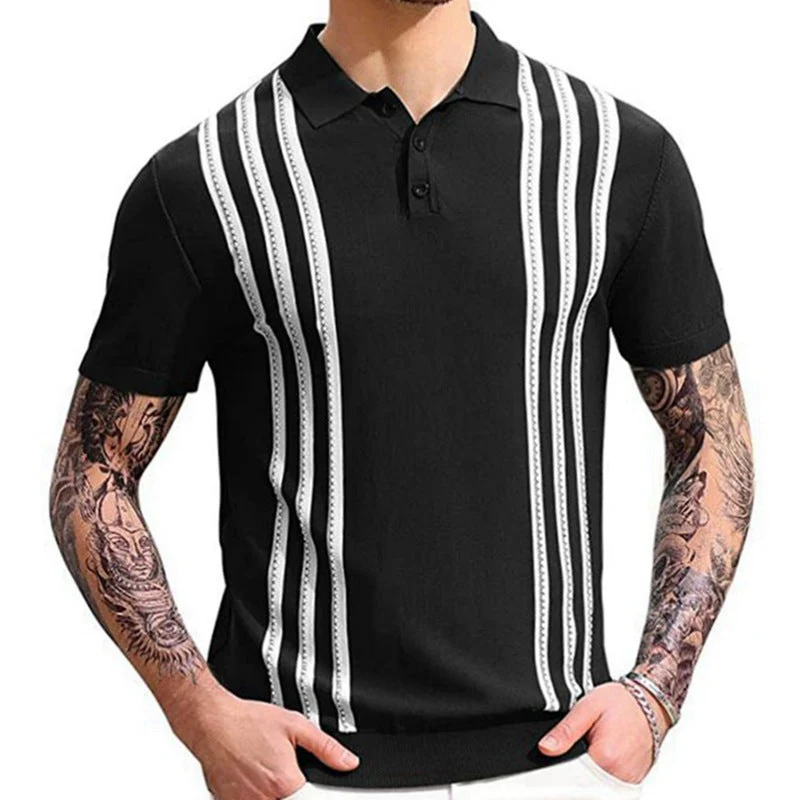 Leo® | Striped Casual Polo - Image 4