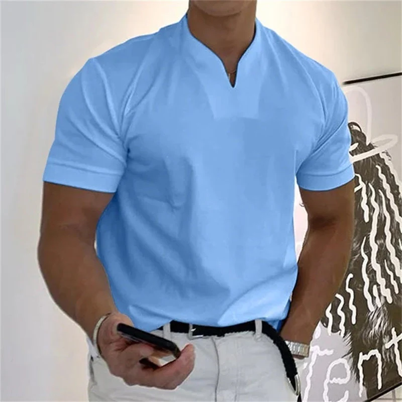 Leonel® | V-Neck Fitted T-Shirt - Image 8