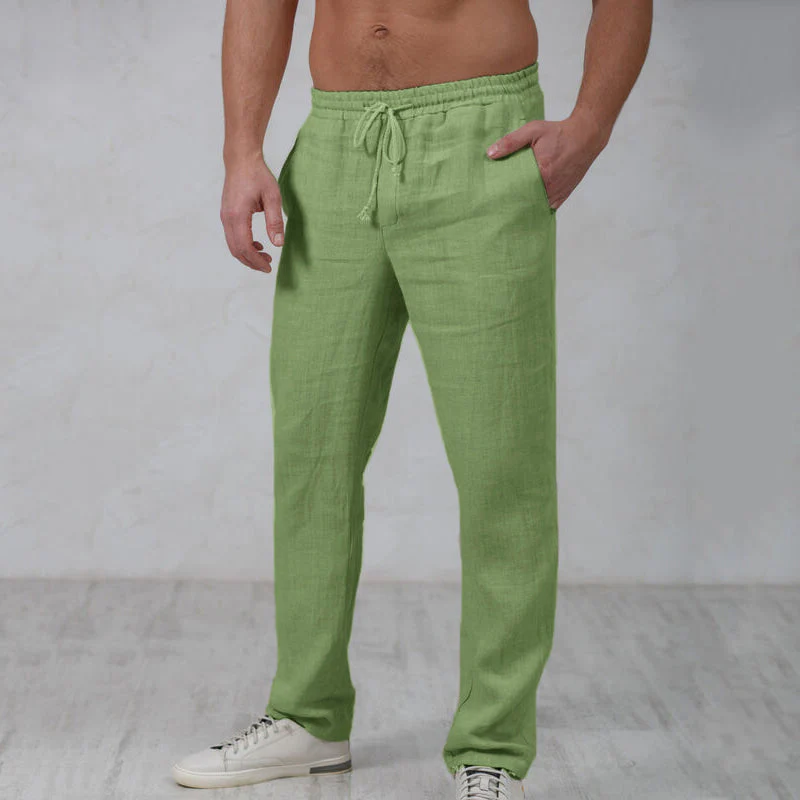 Leroy® | Men'S Lightweight Linen Trousers - Image 4