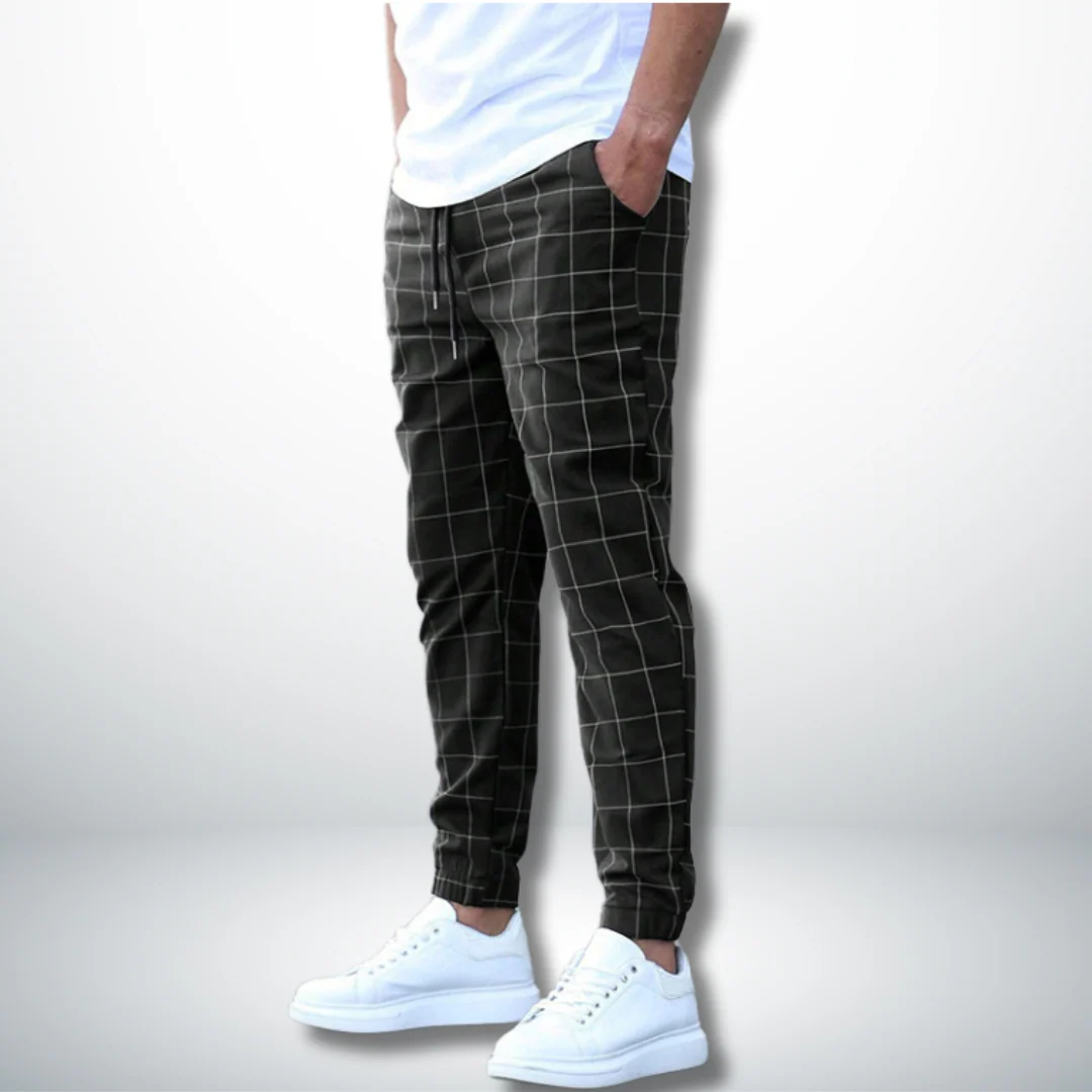 Lexer® | Comfortable Trousers With Checked Design - Image 3