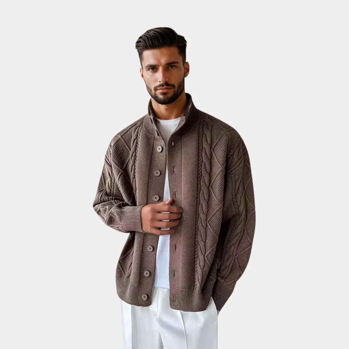 Lexie® | Men'S Knitted Cardigan