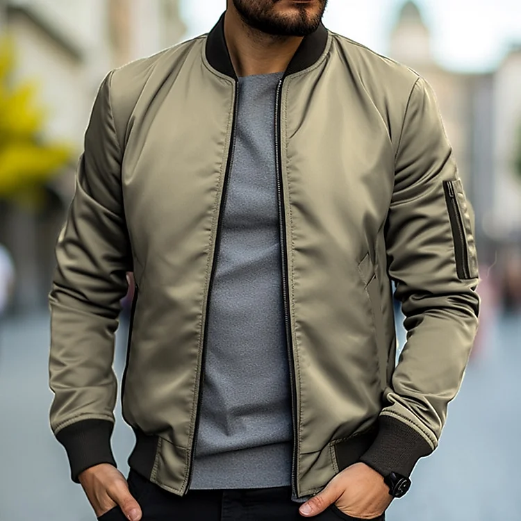 Liam® | Stylish Bomber Jacket - Image 7