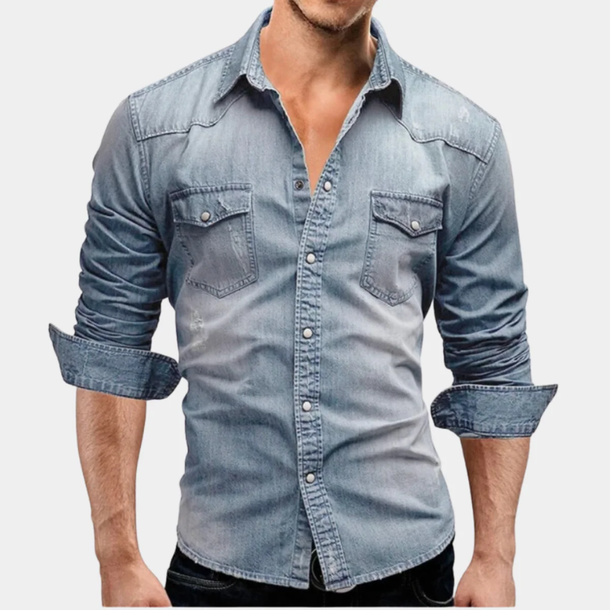 Liel® | Modern Denim Shirt