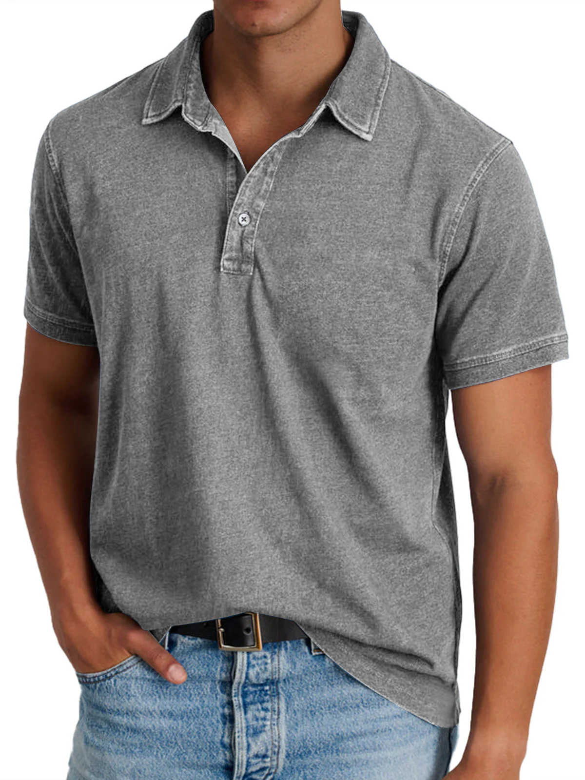 Lindbergh® | Elegant Polo Shirt With Classic Collar - Image 4