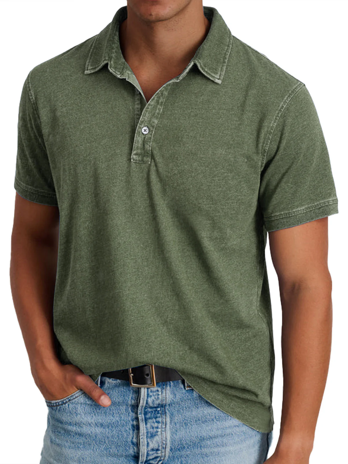 Lindbergh® | Elegant Polo Shirt With Classic Collar - Image 8
