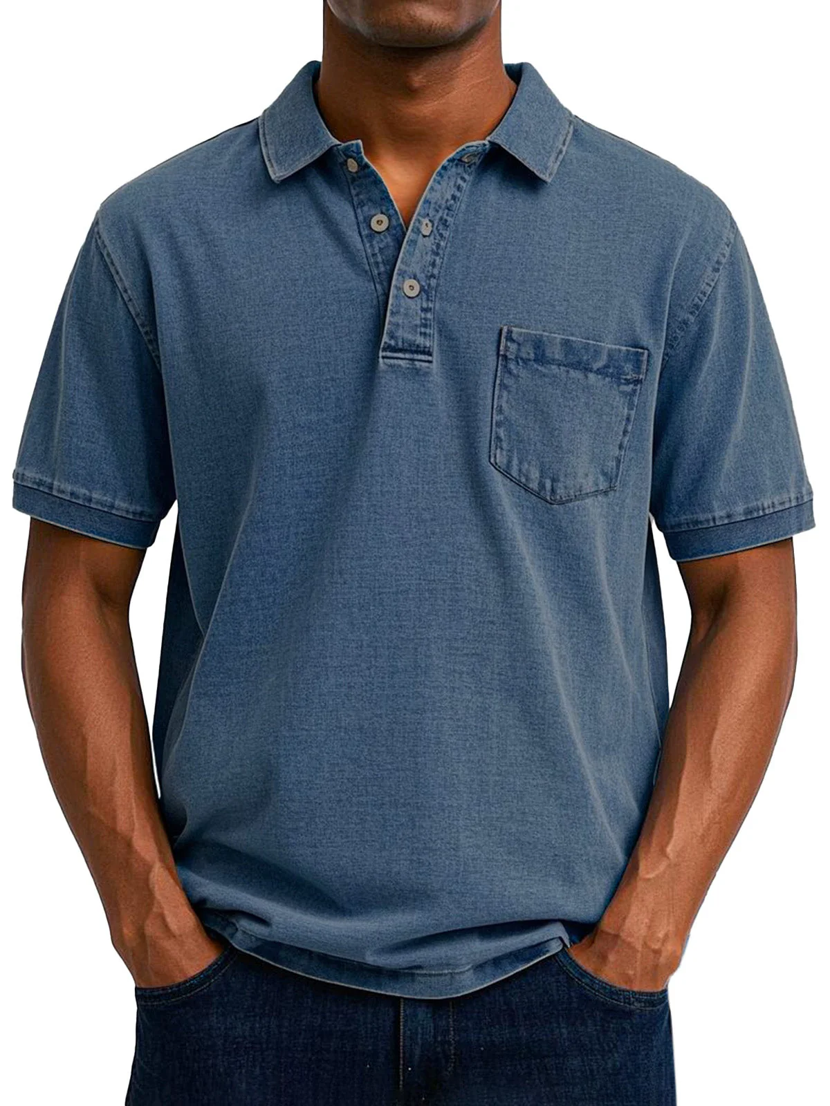 Linus® | Men'S Casual Vintage Polo Shirt - Image 5