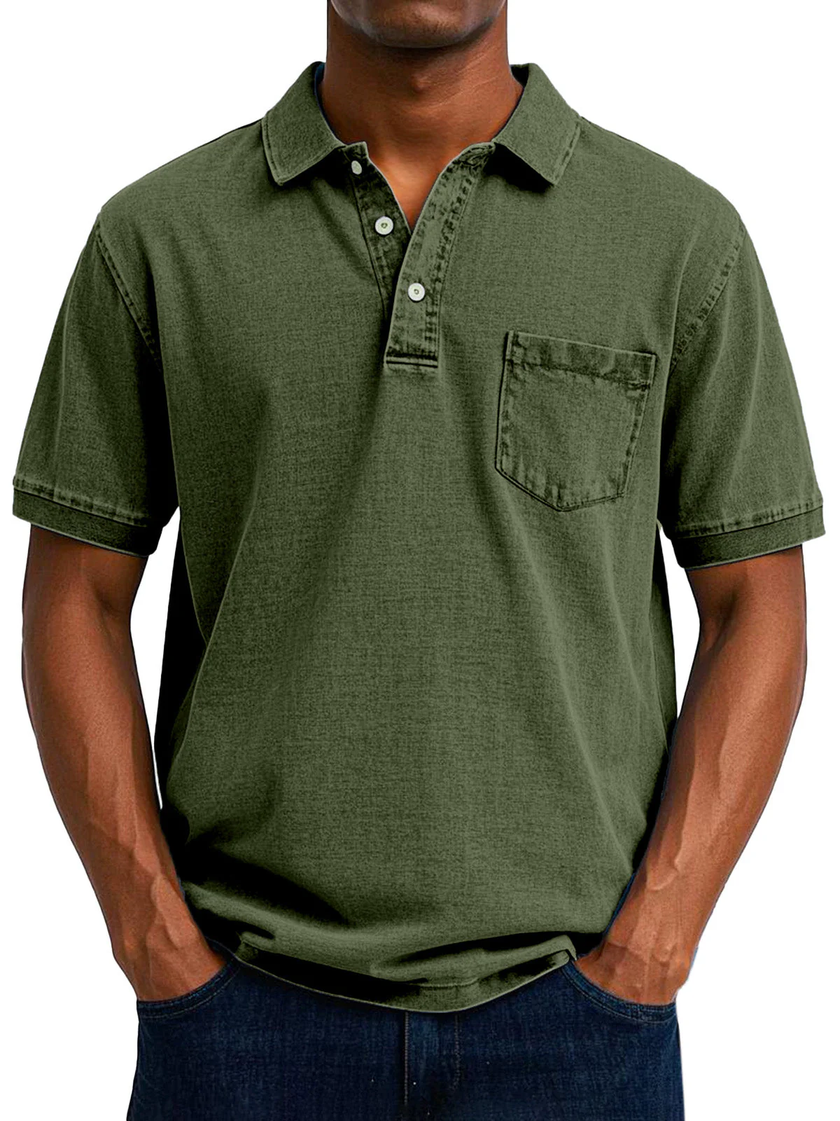 Linus® | Men'S Casual Vintage Polo Shirt - Image 6
