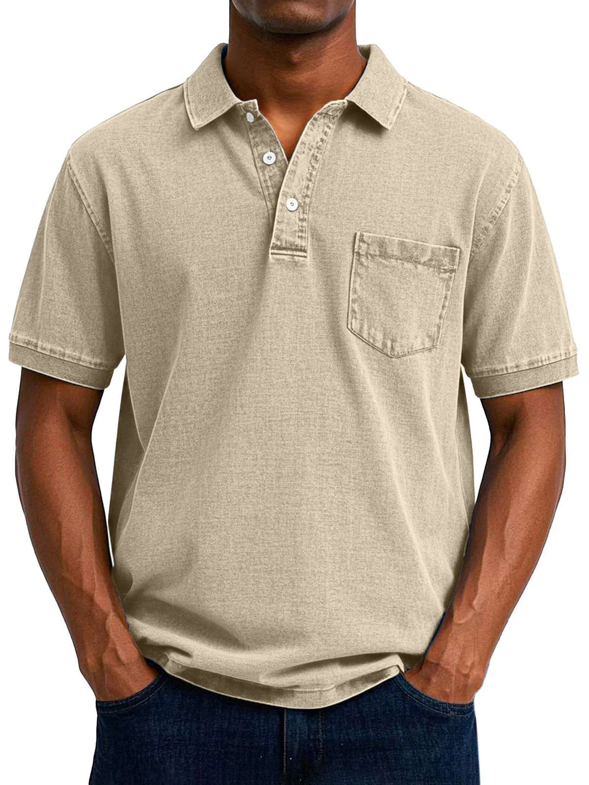 Linus® | Men'S Casual Vintage Polo Shirt - Image 7