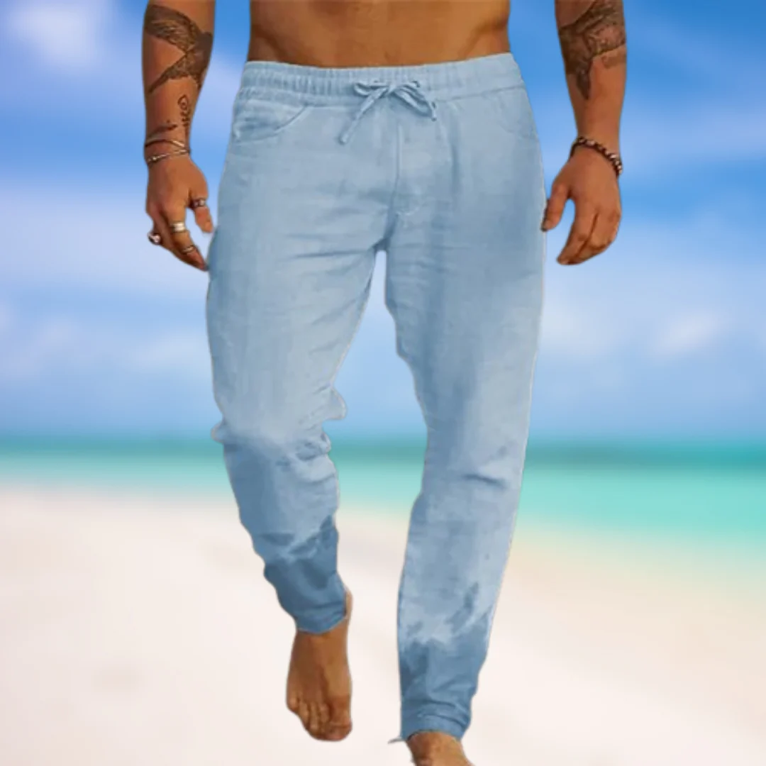 Lionello® | Casual Trousers In Cotton - Image 2