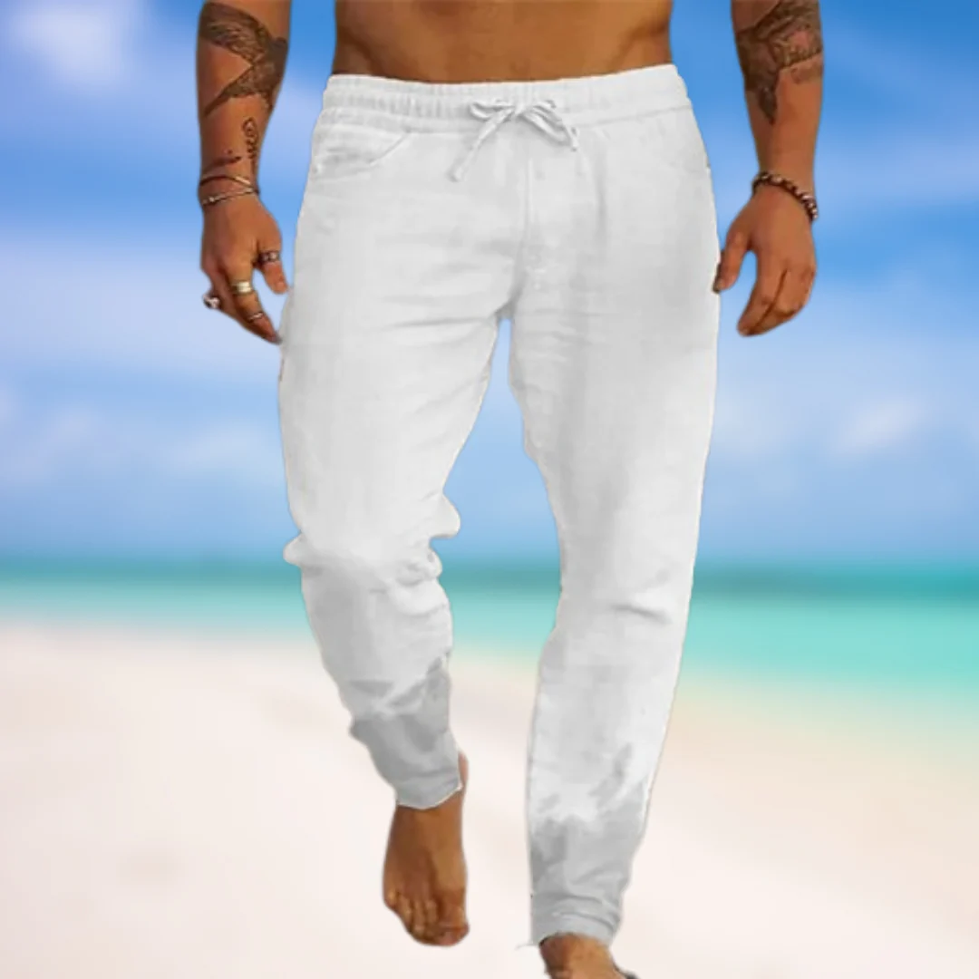 Lionello® | Casual Trousers In Cotton - Image 3