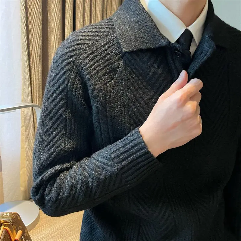 Lisandro® | Collar Long Sleeve Sweater - Image 5