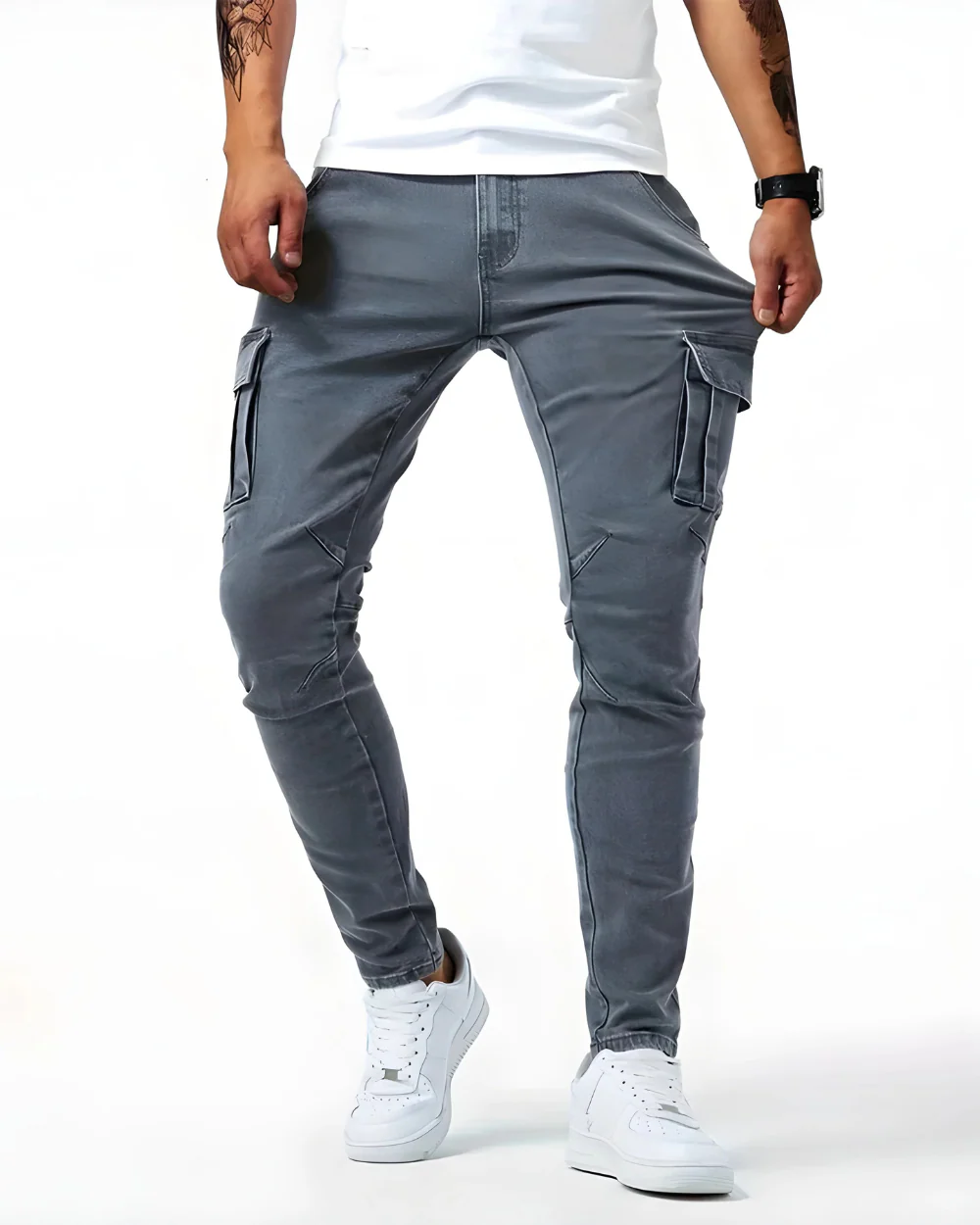 Lorenzo® | Marino Stretch Cargo Pants - Image 4