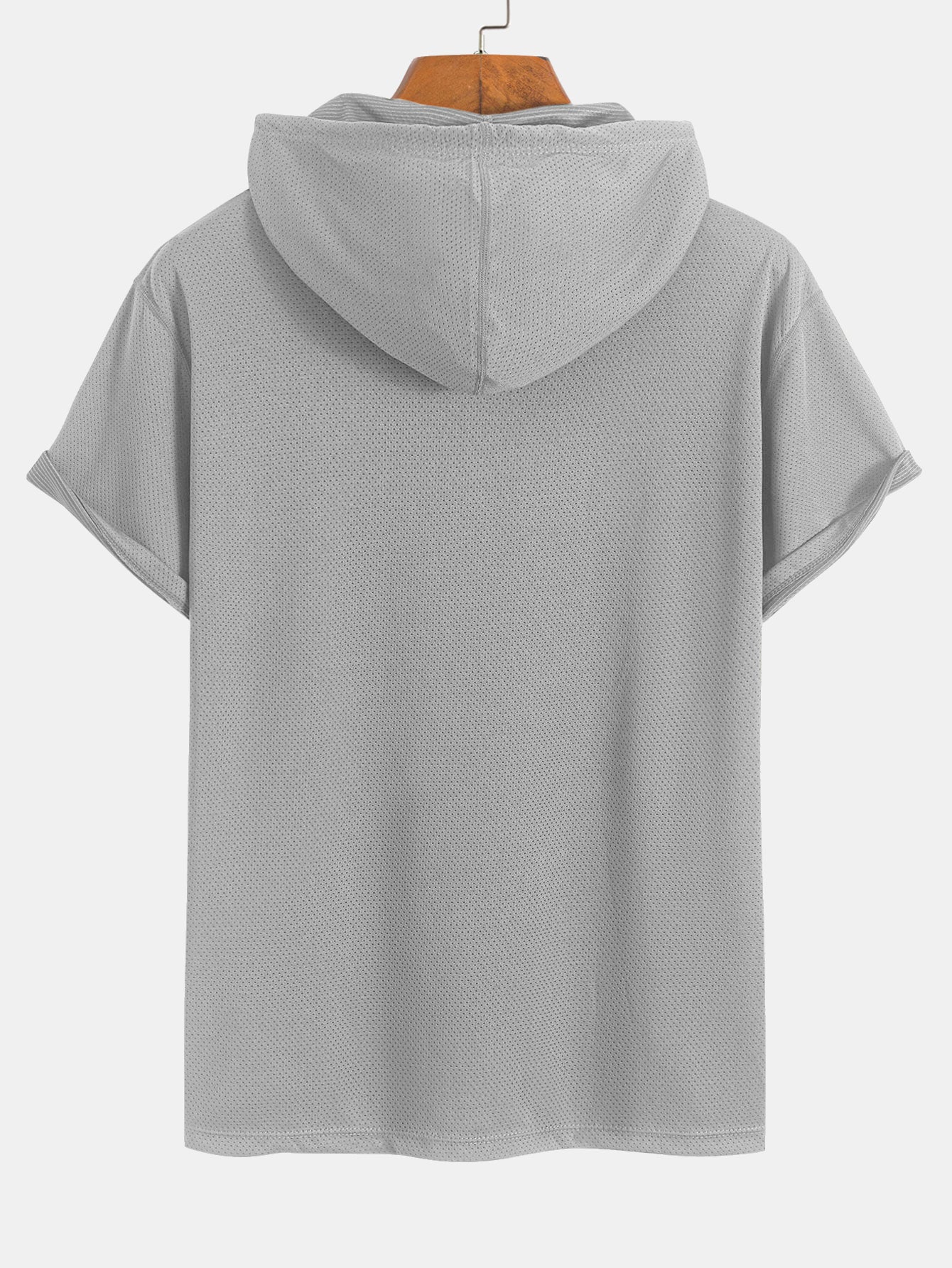 Lucas® | Athletic Mesh Kangaroo Pocket Hooded T-Shirt - Image 6