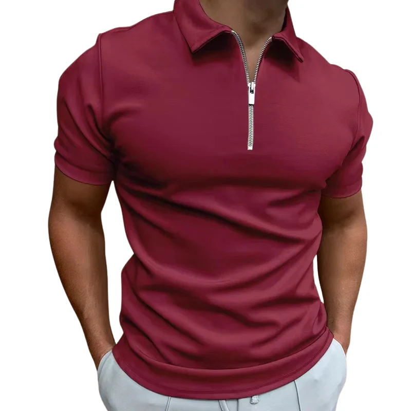 Lucian® | Modern Polo With Half Zip - Image 10