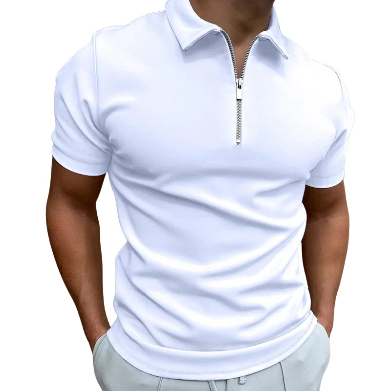 Lucian® | Modern Polo With Half Zip - Image 14