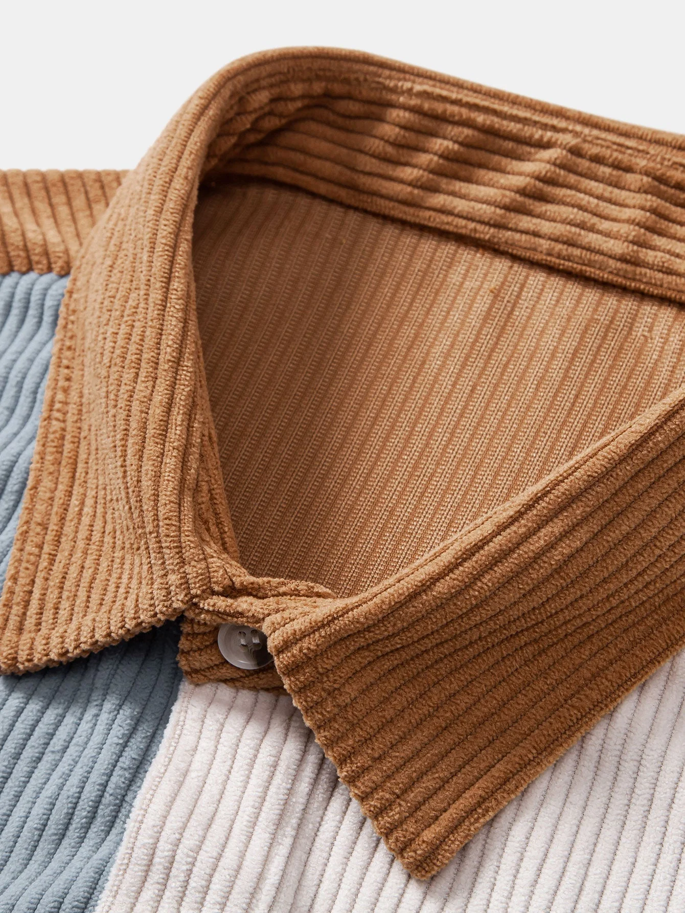 Luciano® | Colorblock Corduroy Shirt - Image 3