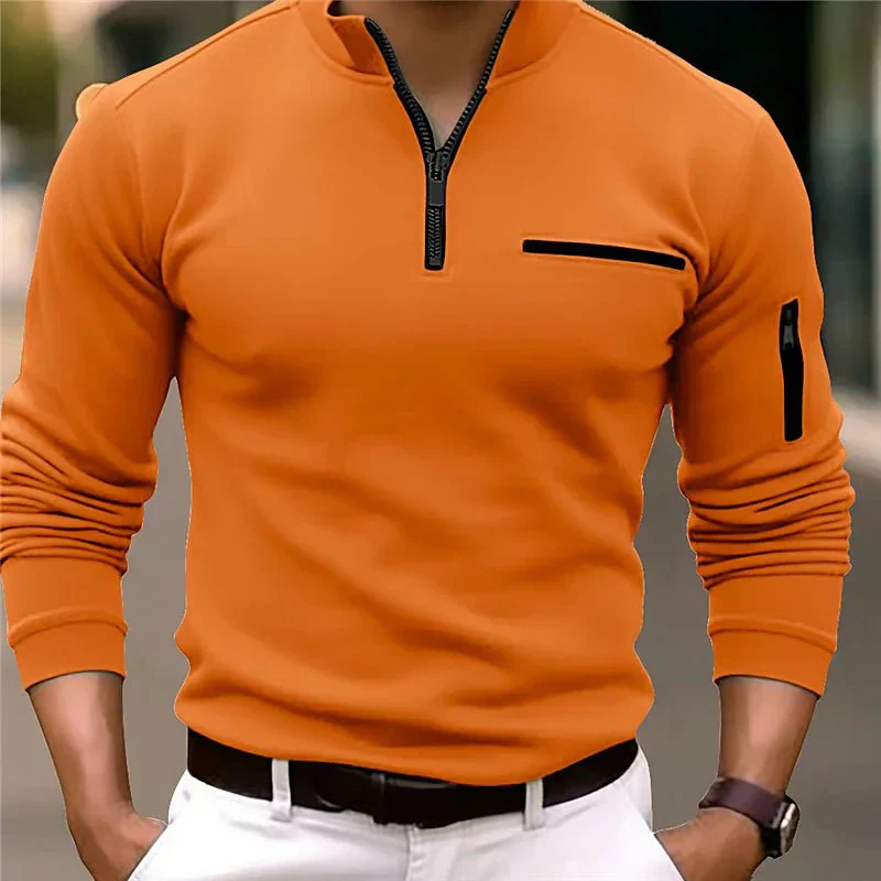 Luke® | Elegant long-sleeved polo shirt