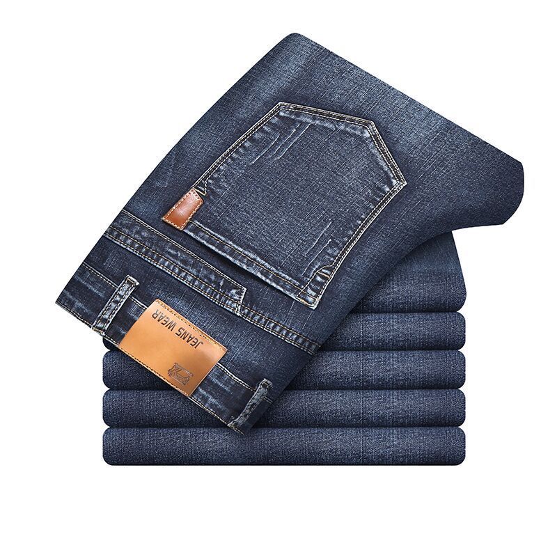Madaleno® | Herren Slim-Fit Stretch-Jeans Marineblau - Image 2