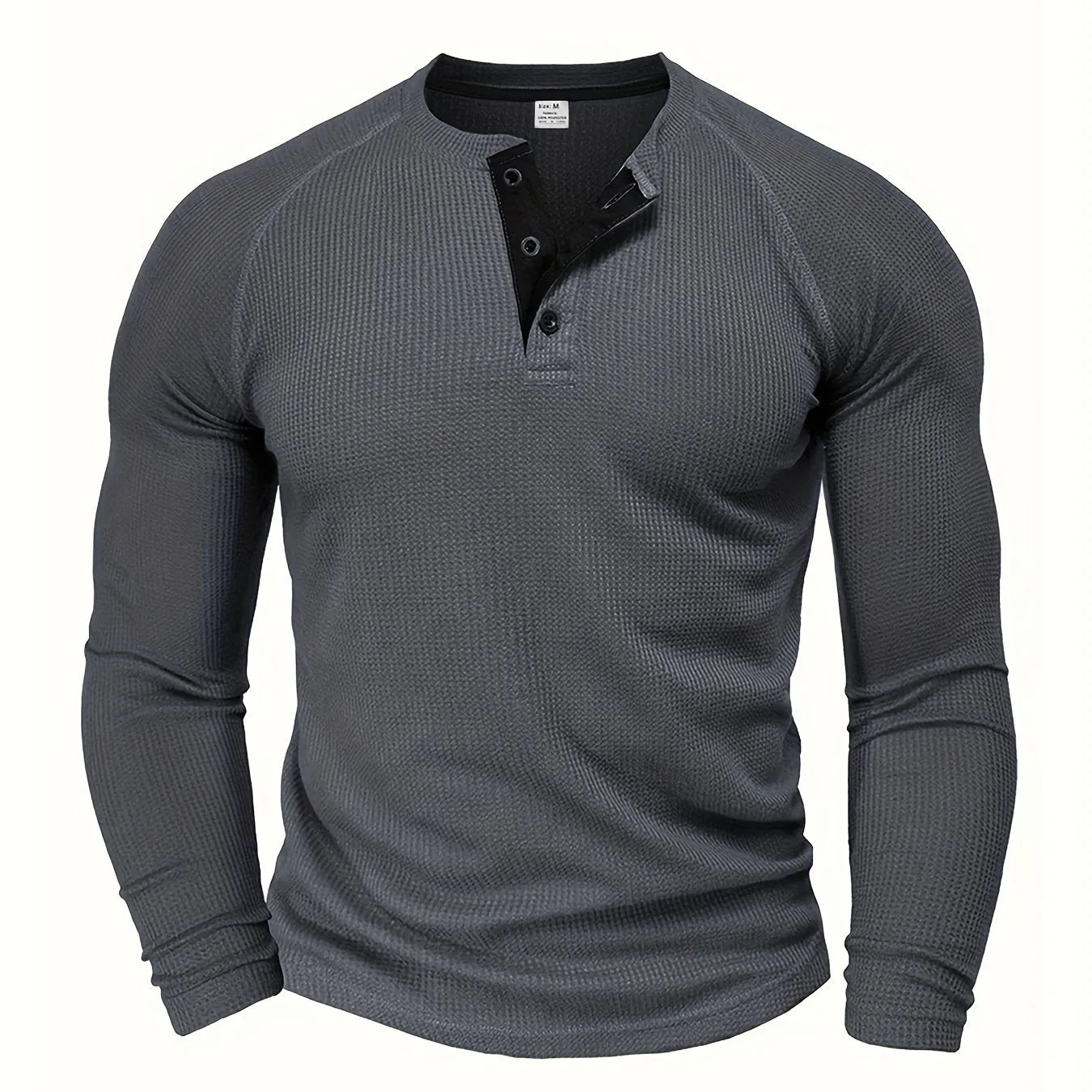 Magnus® | Waffle Henley Shirt - Image 4