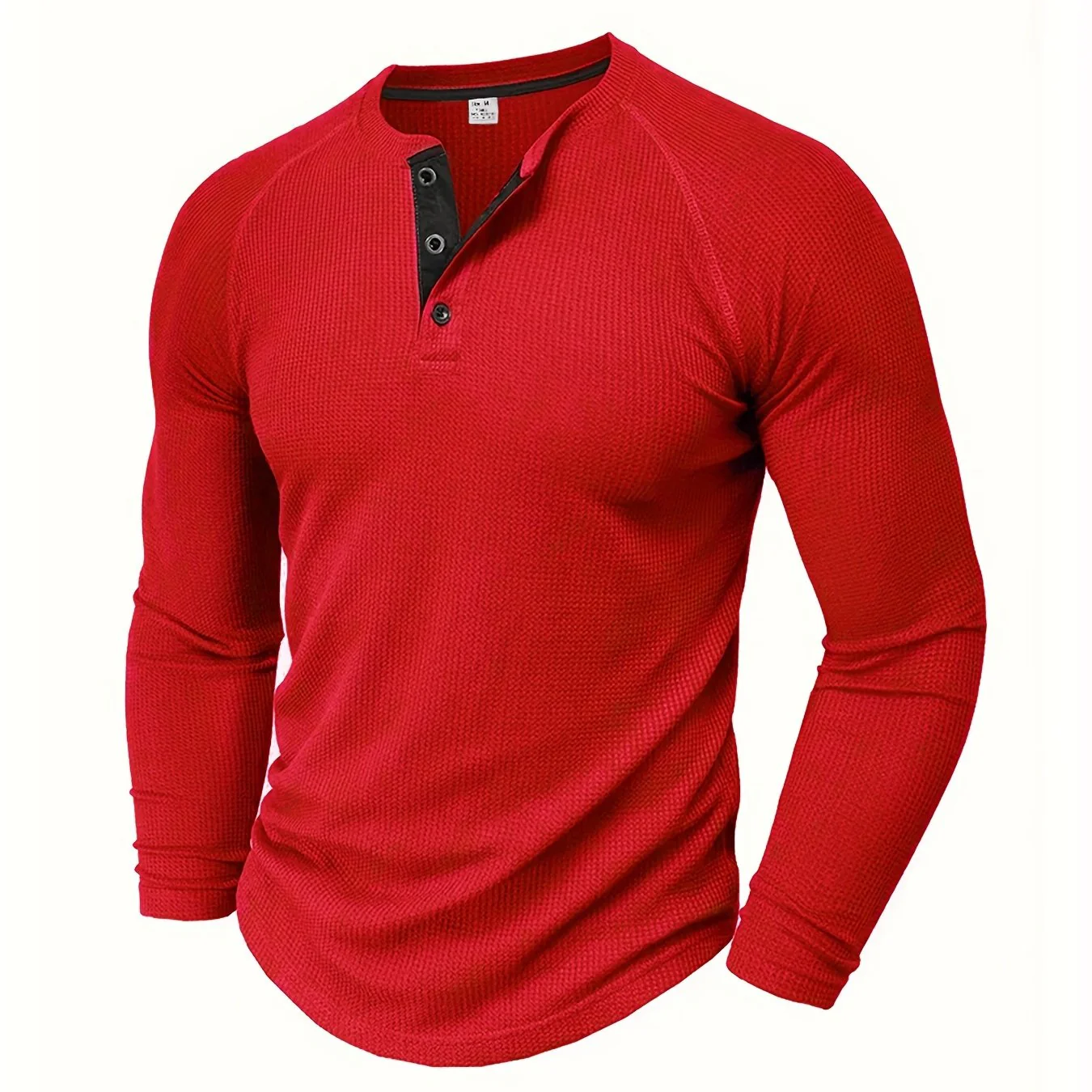 Magnus® | Waffle Henley Shirt - Image 7