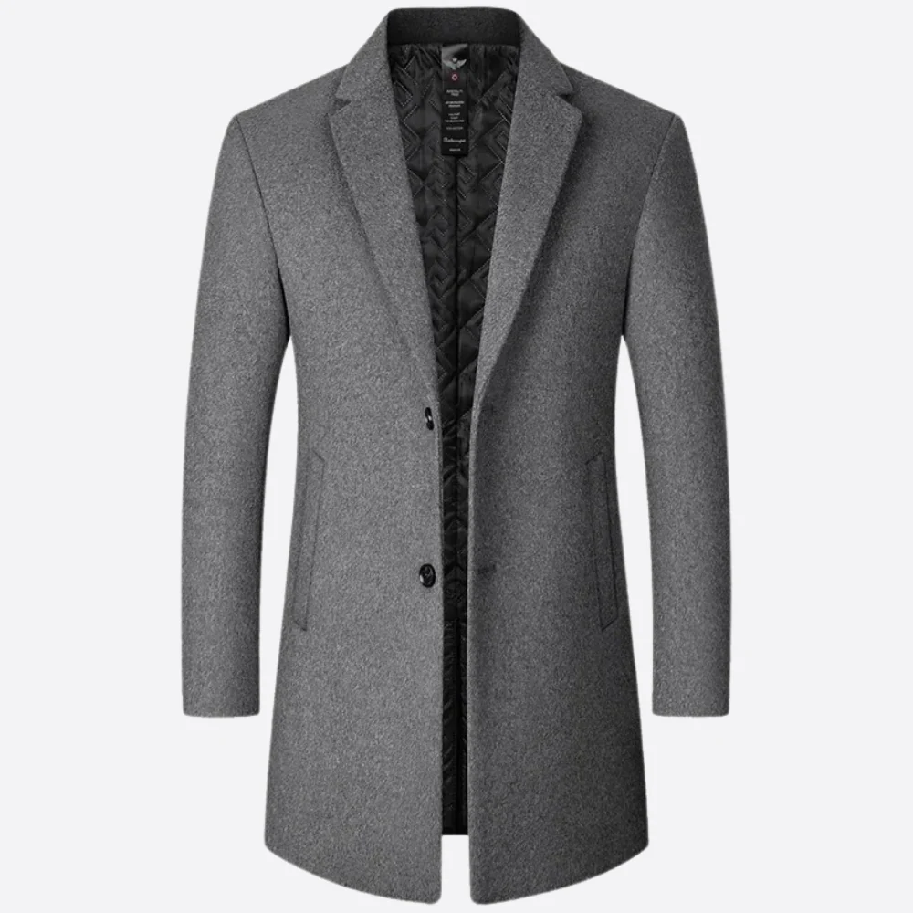 Malachi | Woolen Men Trench Coat