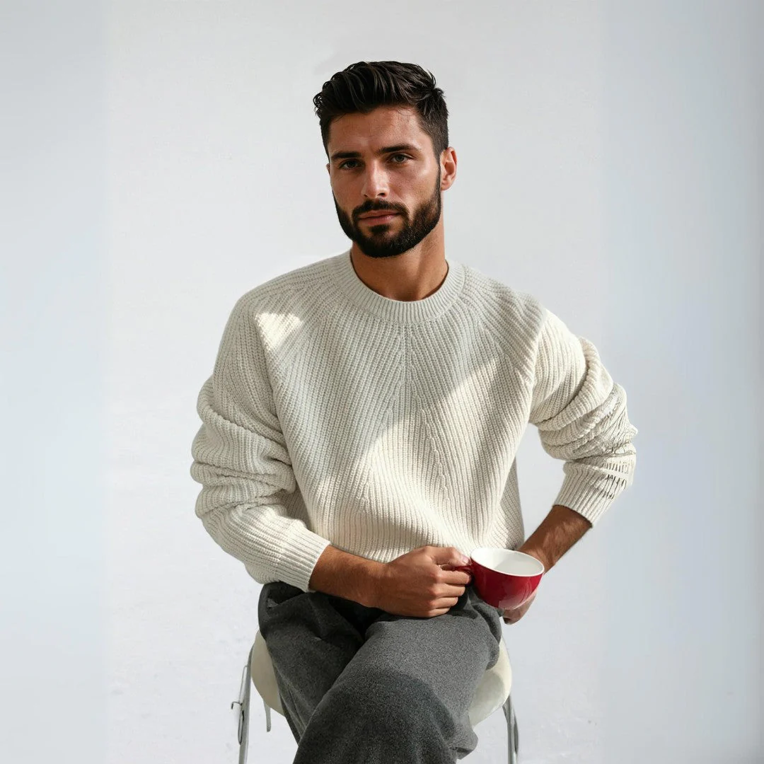 Malcolm® | Round Neck Knit Sweater - Image 2