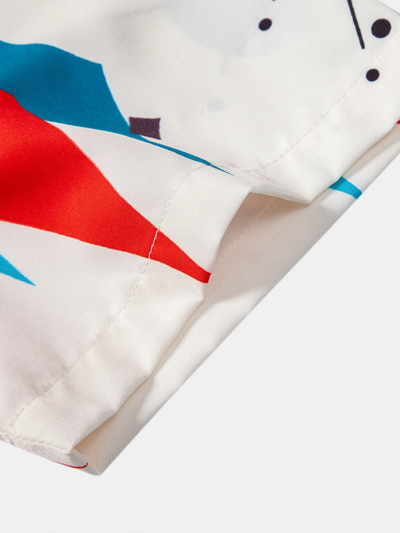 Manuel® | Atomic Geometric Print Button Up Shirt - Image 4