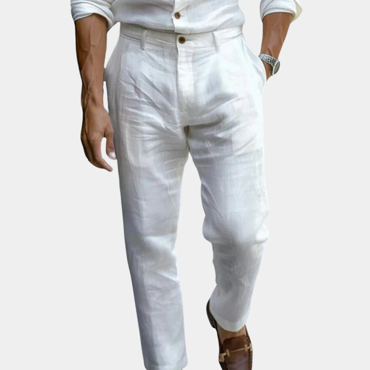 Manuel® | Elegant Linen Trousers