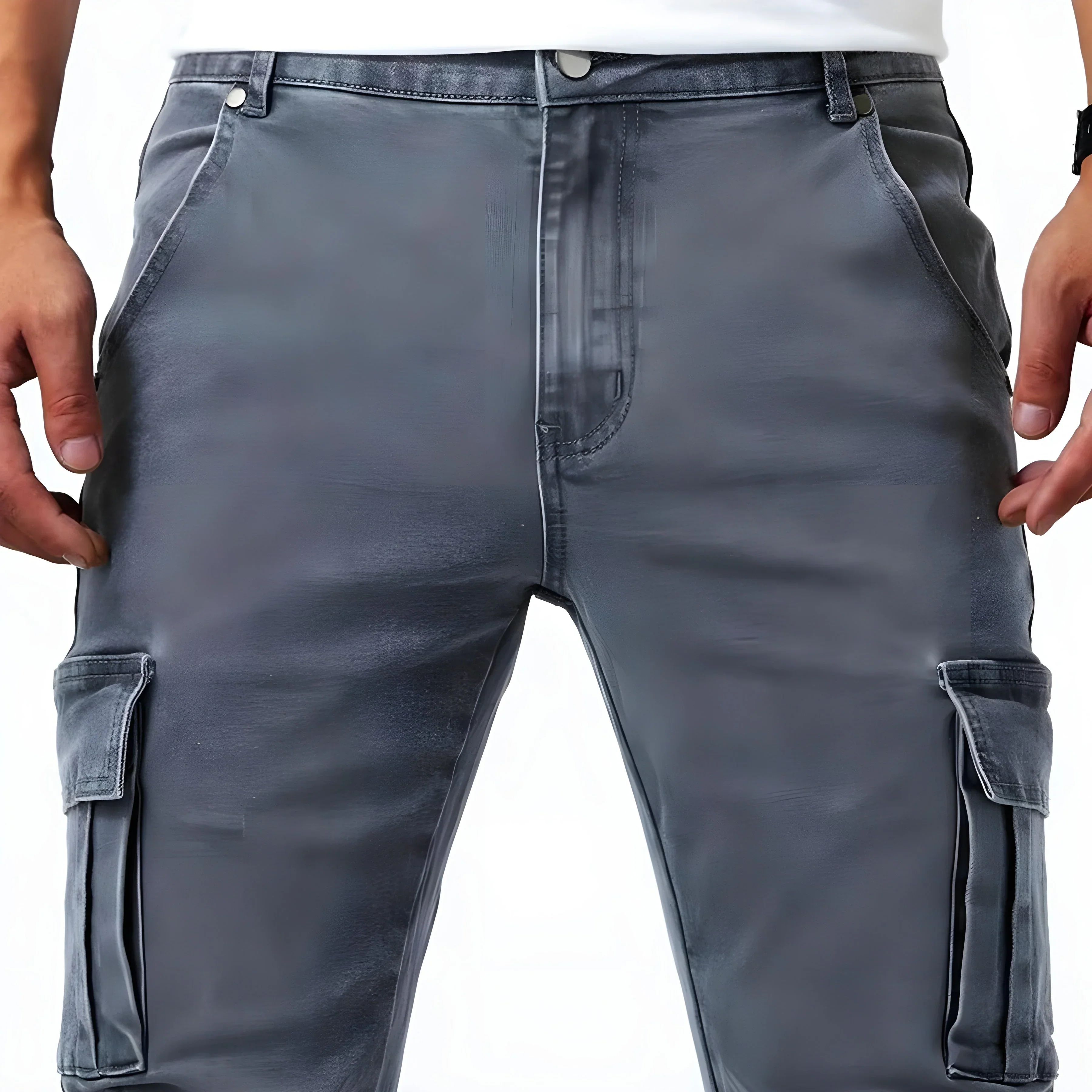 Marcelo® | Marino Cargo Stretch Pants - Image 6