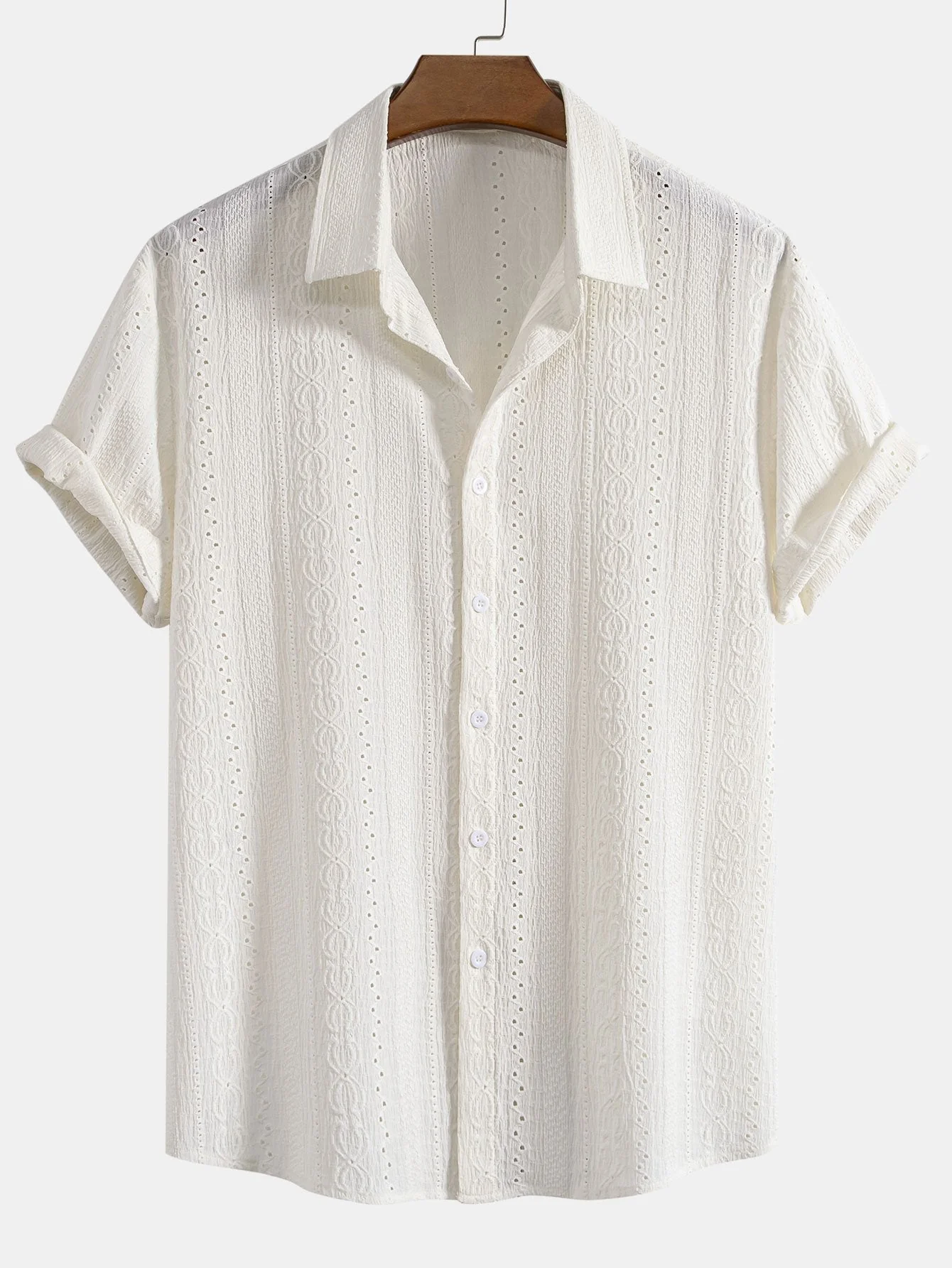 Marcos® | Textured Button Up Shirt