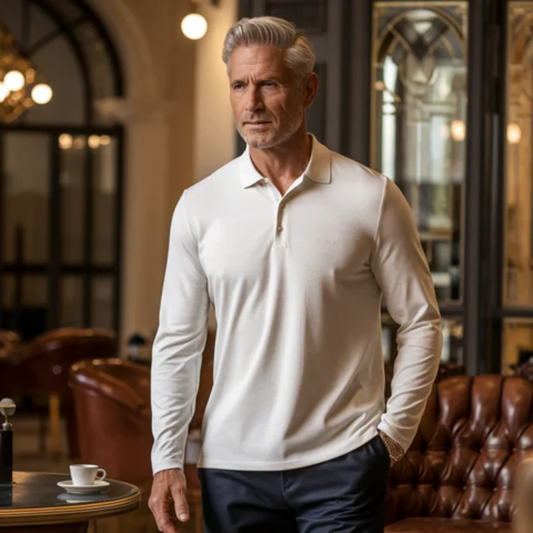 Marlon® | Premium Long Sleeve Polo - Image 11